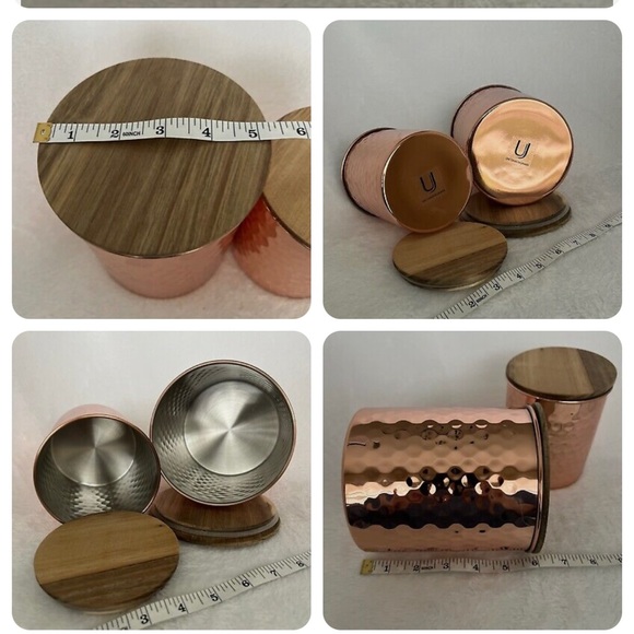 Uncommon James Other - Set of Uncommon James Copper Canisters! 2 sets avail. There are 2 to a set.